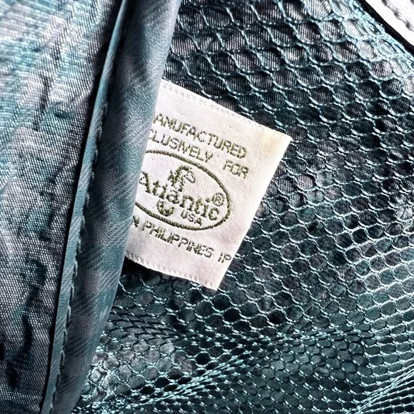 🚫SOLD! VINTAGE NWOT |•ATLANTIC•| Carry On Luggage Tapestry Floral Travel Bag - Picture 16 of 16